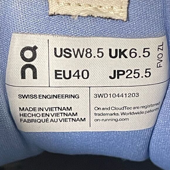 On Cloudsurfer Heather/White Women's Running Shoes Size 8.5 - Picture 4 of 16